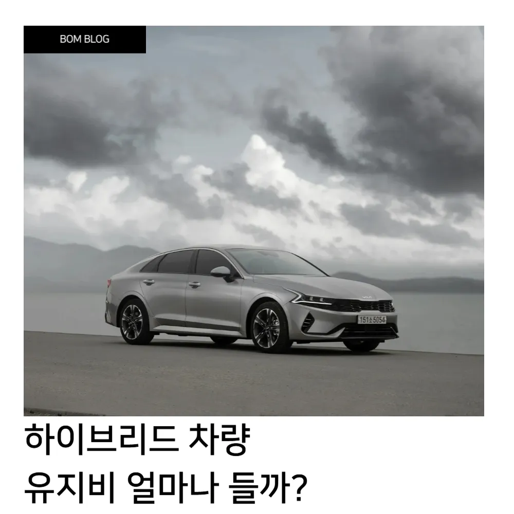 하이브리드 차량 유지비 얼마나 들까? 연간 비용과 절약 방법 🚗 3 하이브리드 차량 유지비 얼마나 들까 봄블로그