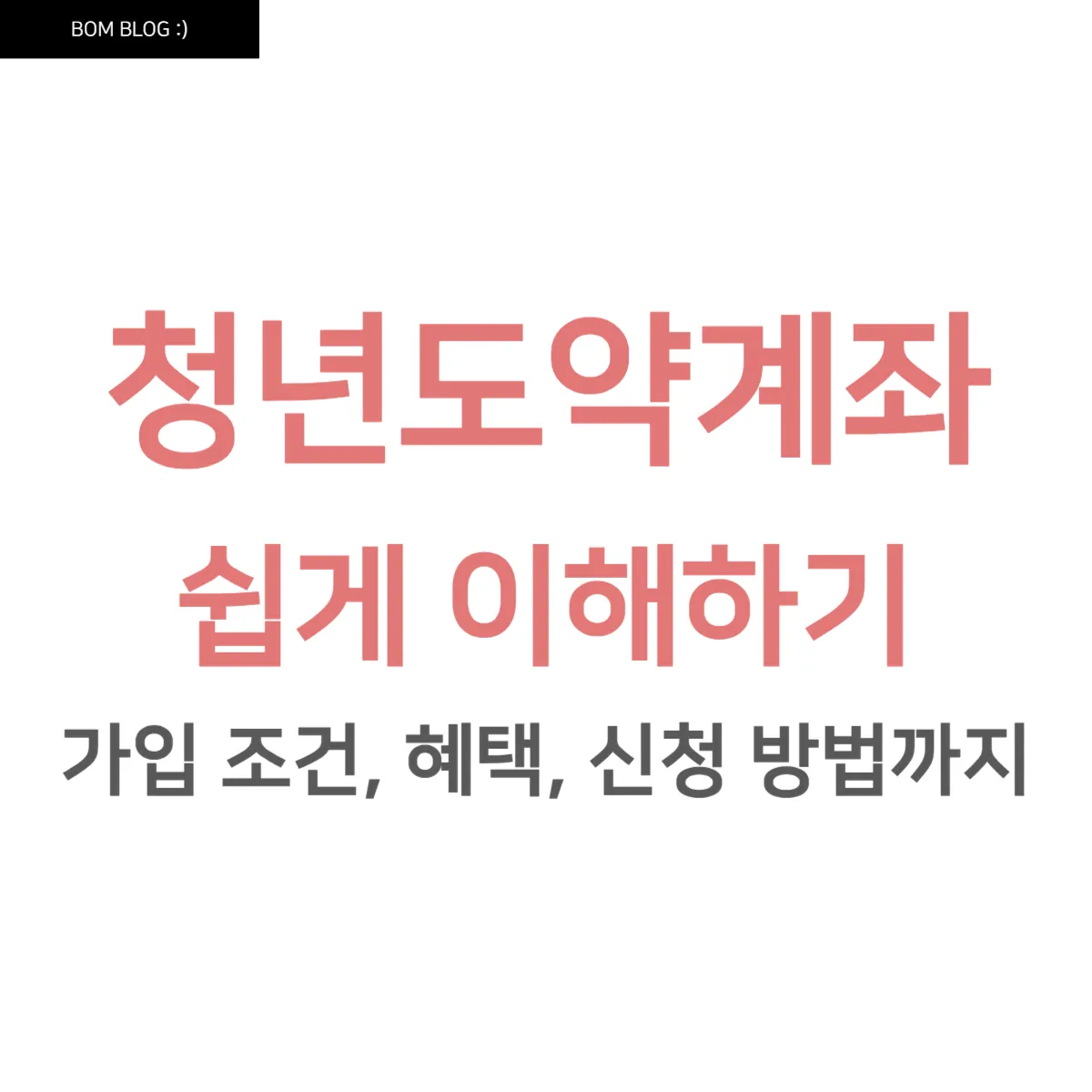 청년도약계좌 가입 조건, 혜택, 신청 방법까지 쉽게 이해하기 4 청년도약계좌쉽게이해하기