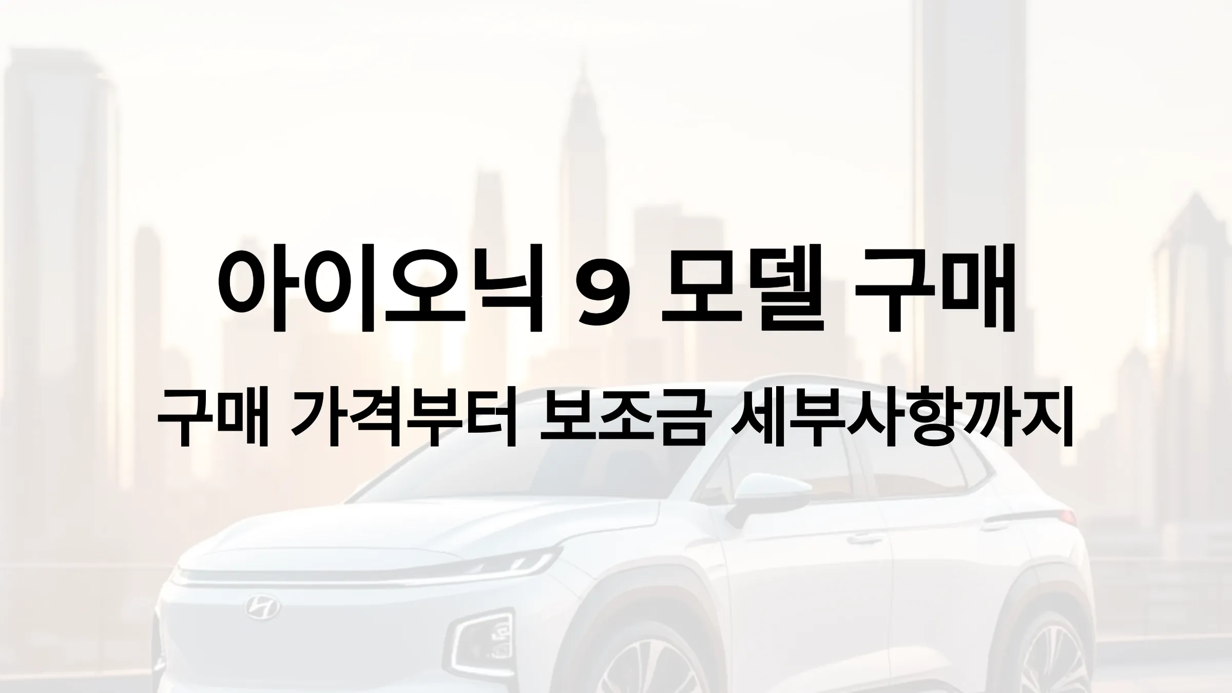 아이오닉 9 모델 구매, 실제 구매 가격부터 보조금 세부사항까지 완벽 해설 4 아이오닉 9 모델 구매, 실제 구매 가격부터 보조금 세부사항까지 완벽 해설